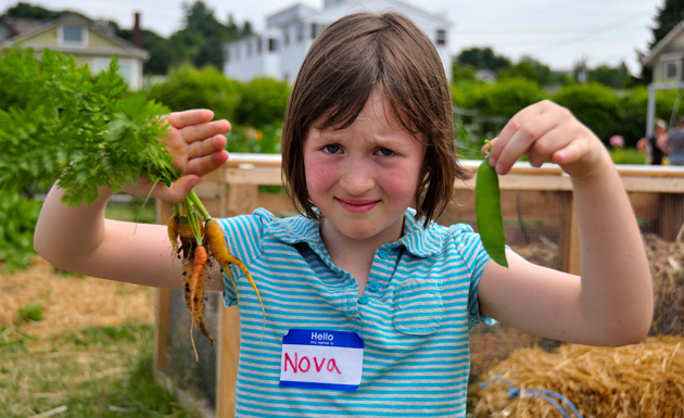 carrots and peas