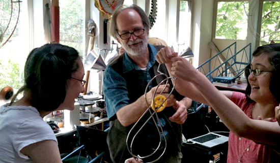 Trimpin Workshop at the PlayGarden